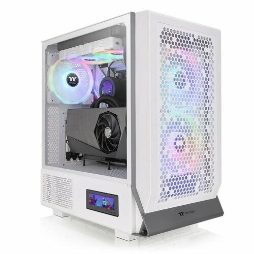 Корпус Thermaltake Ceres 300 TG ARGB белый без БП