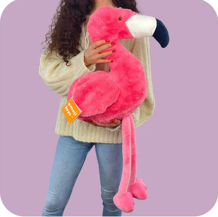 Мягкая плюшевая игрушка Фламинго