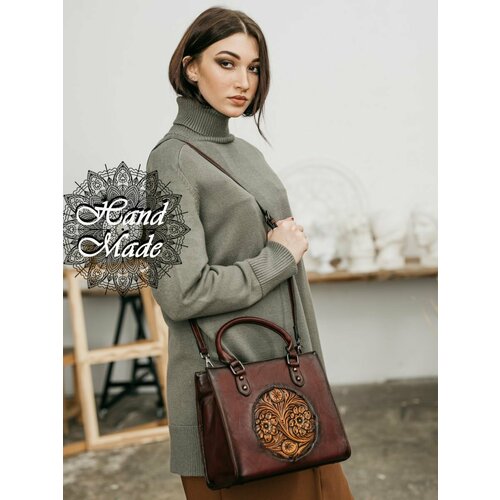 фото Сумка lumida, бордовый