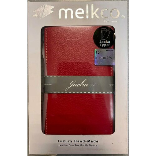Защитный чехол флип-кейс для телефона LG Optimus G Pro E988, кожа цвет красный, фирма Melkco, Jacka Type защитный чехол флип кейс для телефона lg optimus g e975 кожа цвет чёрный фирма melkco jacka type