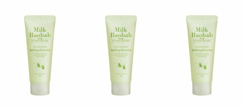 Milk Baobab Детский лосьон для тела Baby Soothing Gel Lotion Travel Edition, 70 мл, 3 шт