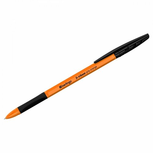 Ручка шариковая Berlingo Tribase grip orange (0.7мм, черный цвет чернил) 50шт. (CBp_70964)