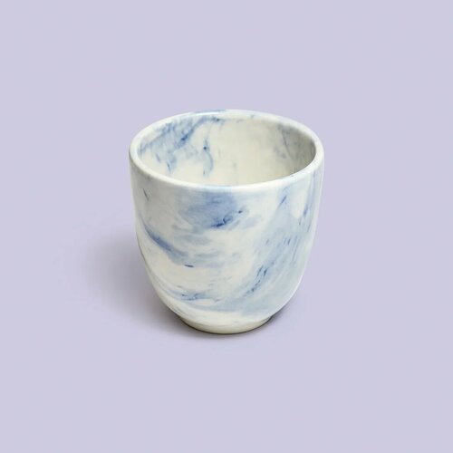 Чашка DVKB мальмо латте, 240 мл (марбл, синий)