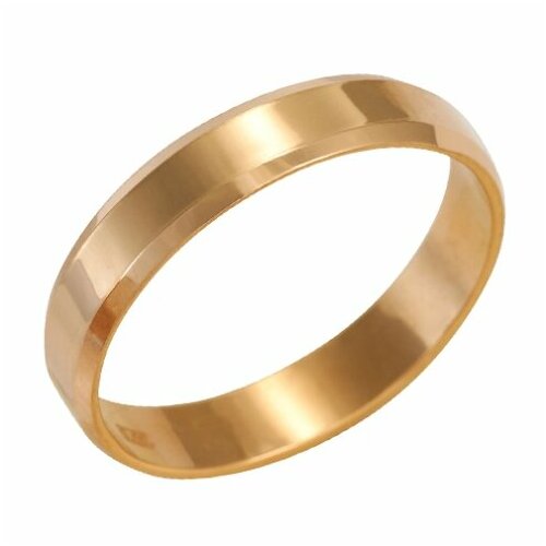 Кольцо 11014054 красное золото, 585 проба, размер 18.5, золотой