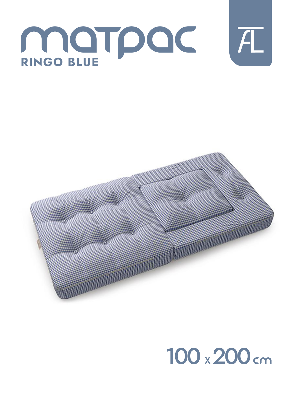 Кресло-кровать Mr.Mattress Ringo blue, 100х200 см