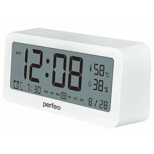 Часы-метеостанция Perfeo Vento белый PF_C3574 80000₽