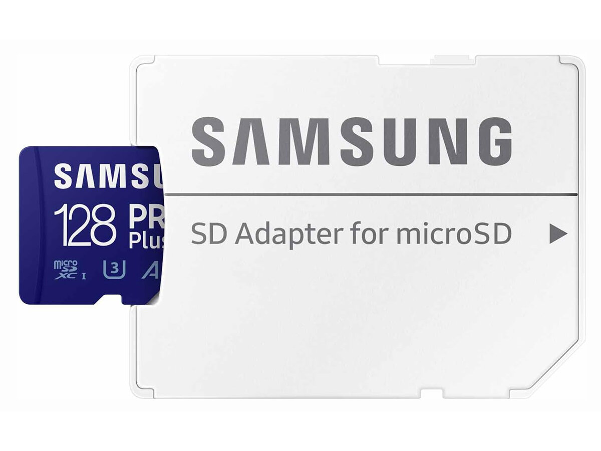 Карта памяти MicroSD 128Гб Samsung Pro Plus +SD (MB-MD128SA/EU) — фото 4