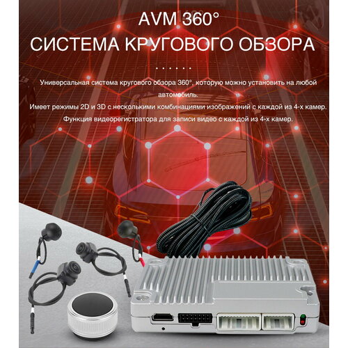 Система кругового обзора RedPower AVM 360 универсальная адаптер динамических линий 32030₽