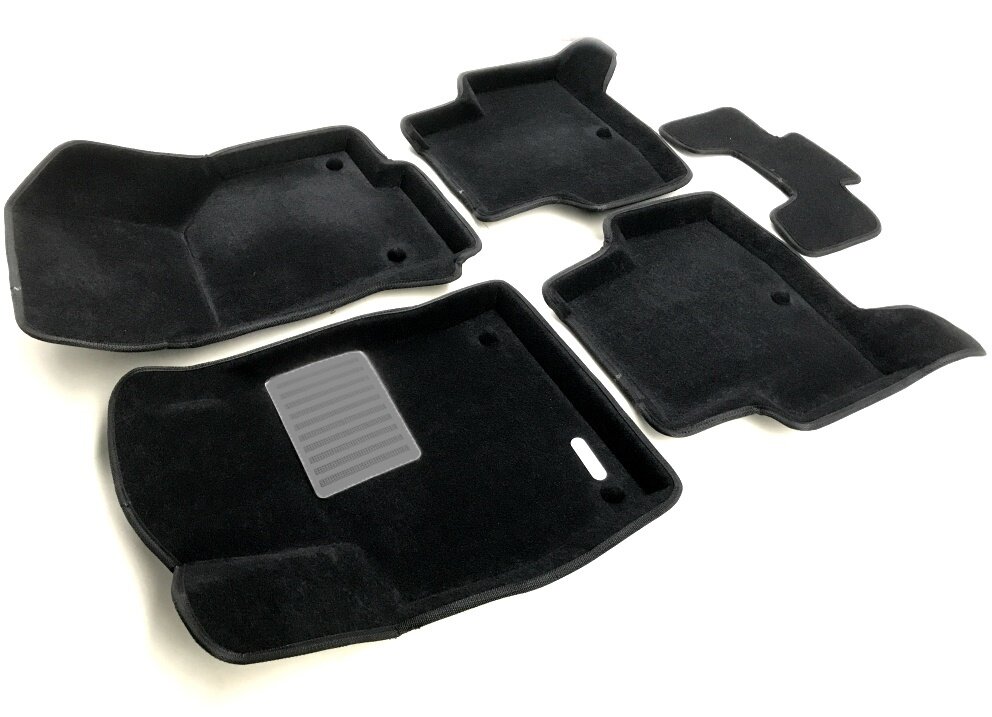 фото Коврики в салон текстиль 3D Business (чёрные) Euromat на Audi A3 (2012-2020), Skoda Octavia (2013-2020), Volkswagen Golf (2012-2020)