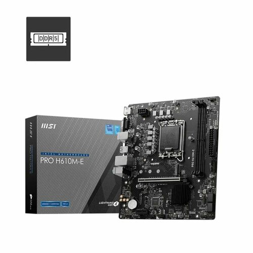 Материнская плата MSI PRO H610M-E 939700₽