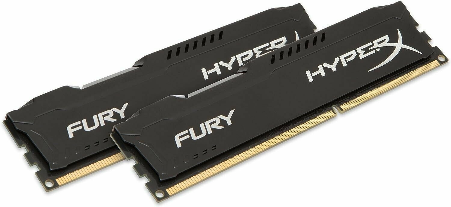 Оперативная память HyperX FURY Black DDR3 1600 МГц 2x8 ГБ