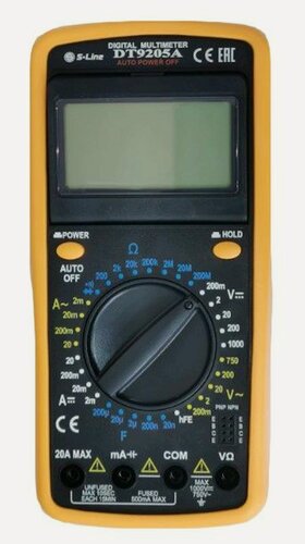 Изображение товара Мультиметр S-line DT-9205A