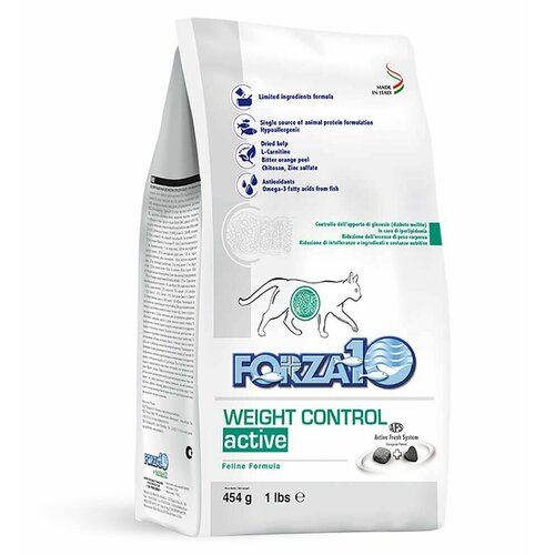 Корм для взрослых кошек премиум-класса Forza10 WEIGHT Control Active с рыбой, 454 гр source naturals китайская горькая тыква 60 капсул