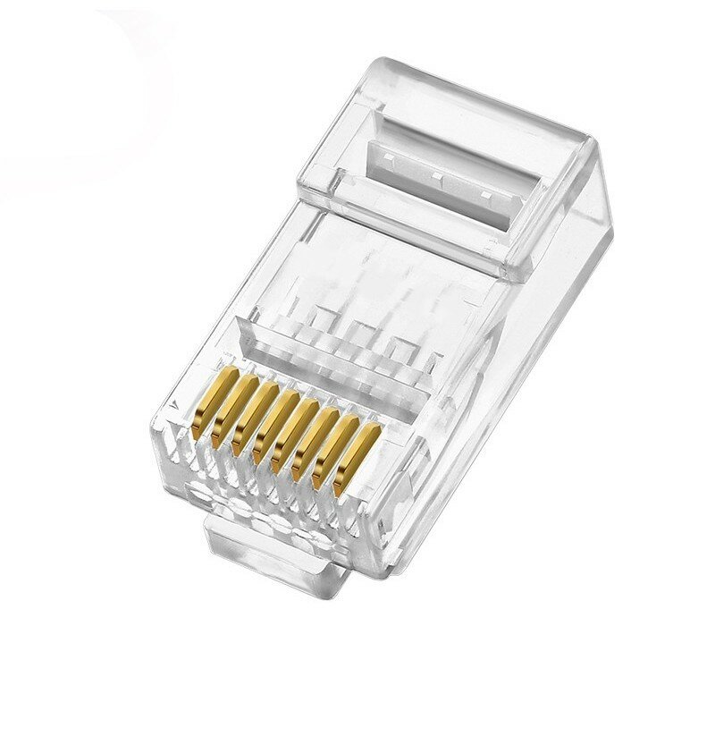 Коннектор Filum FL-NA-PLUG5E-5 RJ-45 5E кат 8p8c 6 мкм для одножильного кабеля уп/100 шт