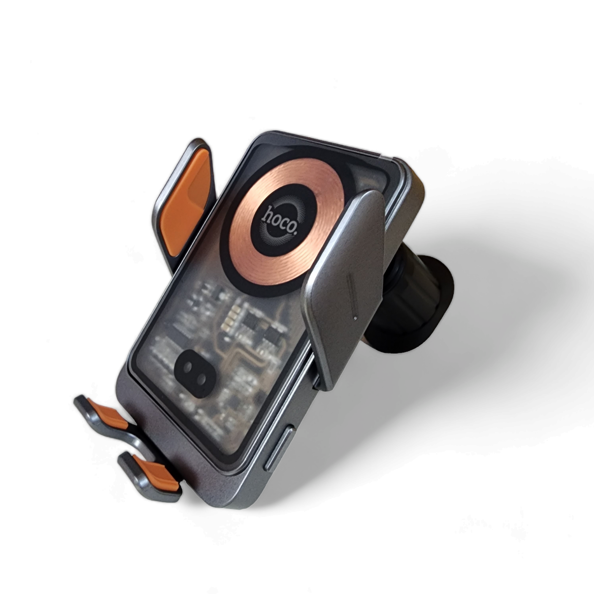 фото Автоматический держатель для смартфона Hoco HW7 с беспроводной зарядкой PD