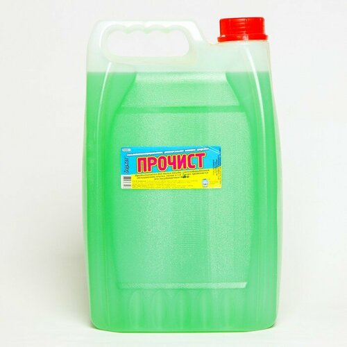 "Бархат-Прочист" 5 кг . с аромат. моющее средство д/посуды канистра полиэтиленовая