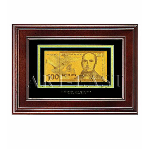 Панно Банкнота 100 LIT (лит) Литва HB-130 113-60084