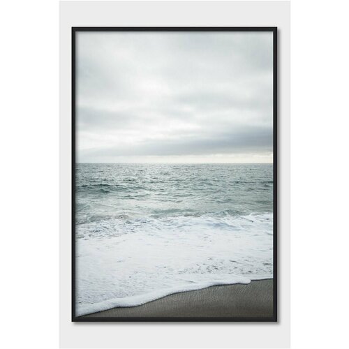 Постер для интерьера Postermarkt, 50х70 см в черной рамке, декор на стену Море #55