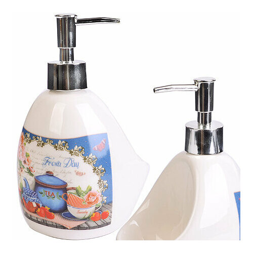 Дозатор для мыла 400мл Натюрморт LORAINE 26401 KSMB-26401