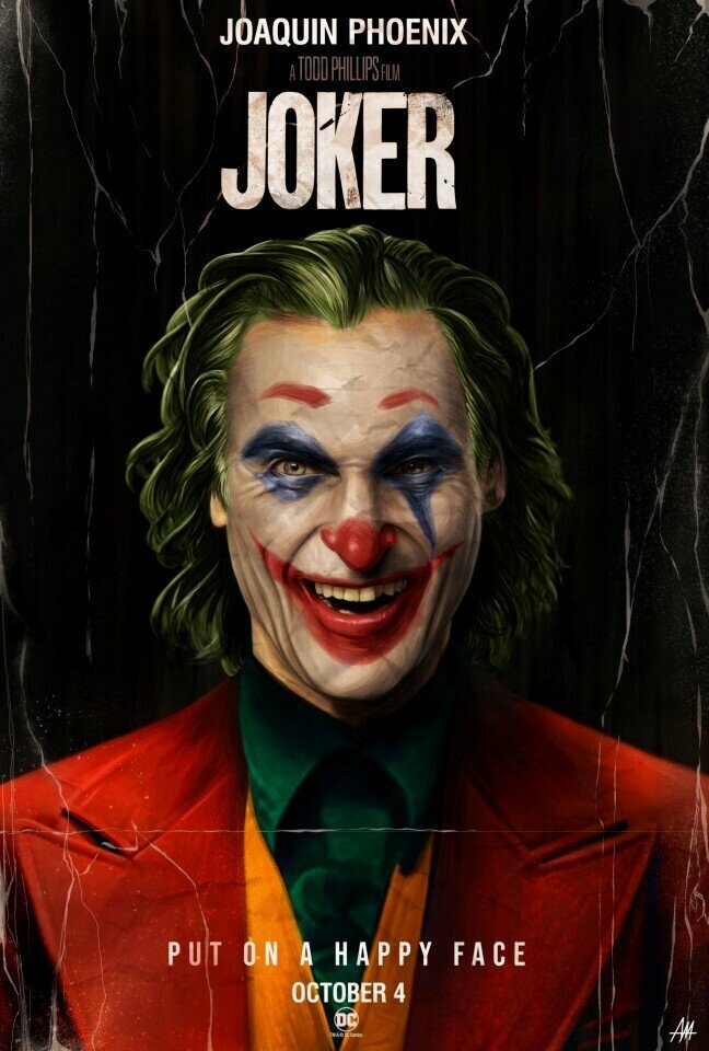 Плакат постер на бумаге Joker/Джокер. Размер 21 х 30 см