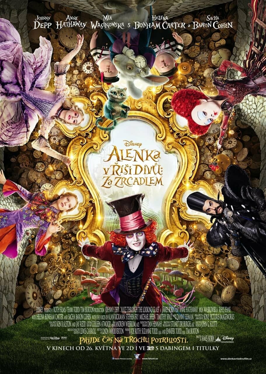 Плакат, постер на бумаге Алиса в Стране чудес (Alice in Wonderland, 2010г ). Размер 21 х 30 см