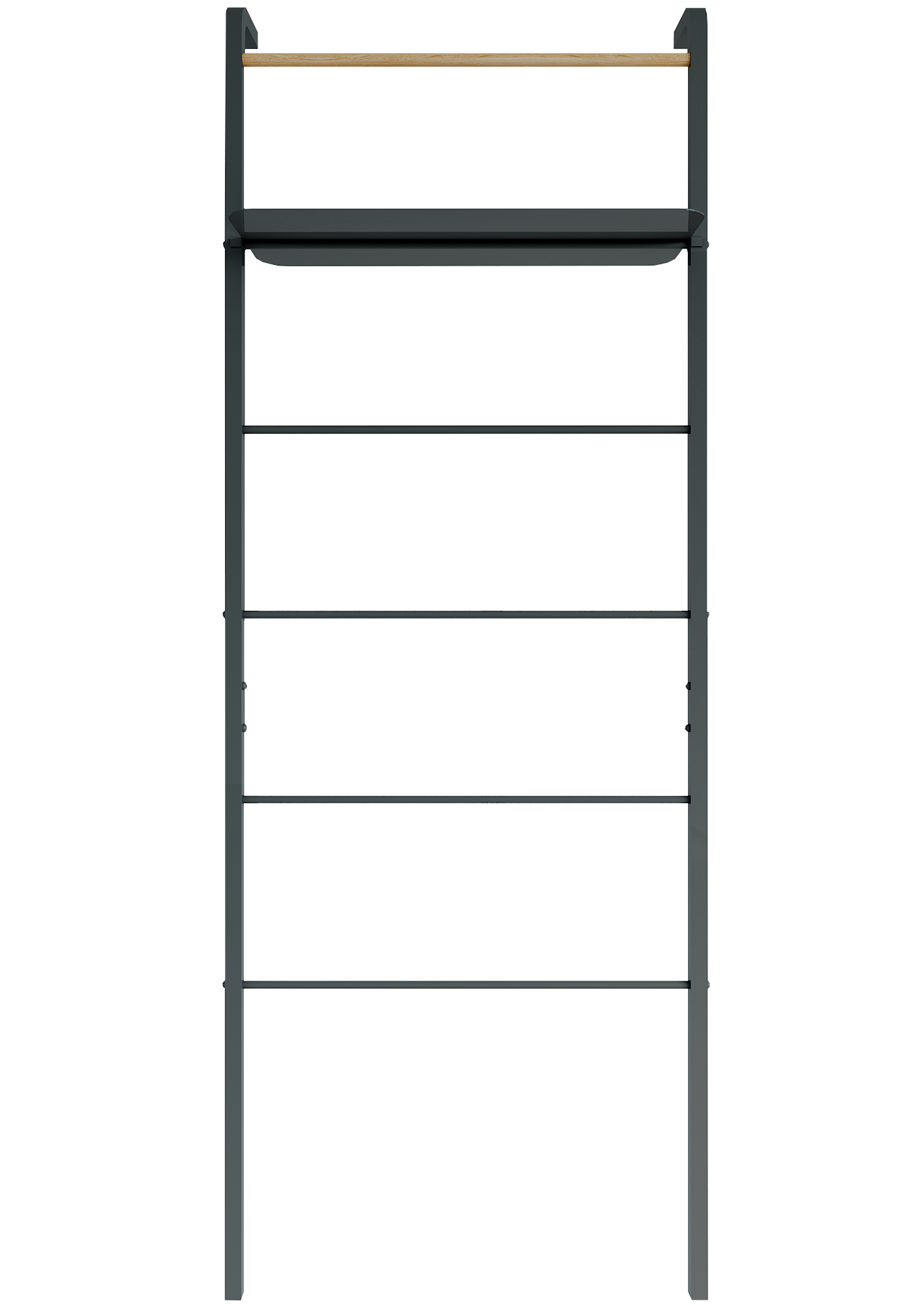 фото Стеллаж-лестница Ferro цвет чёрный