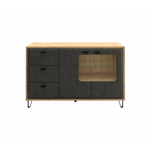 Комод коллекции Грейс дуб наварра/графит