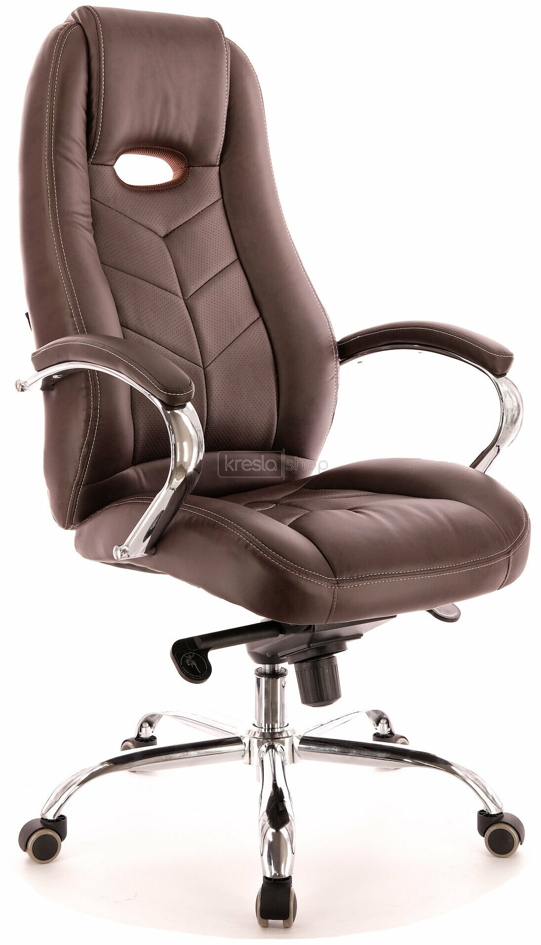 Кресло офисное Everprof Drift M, экокожа, brown