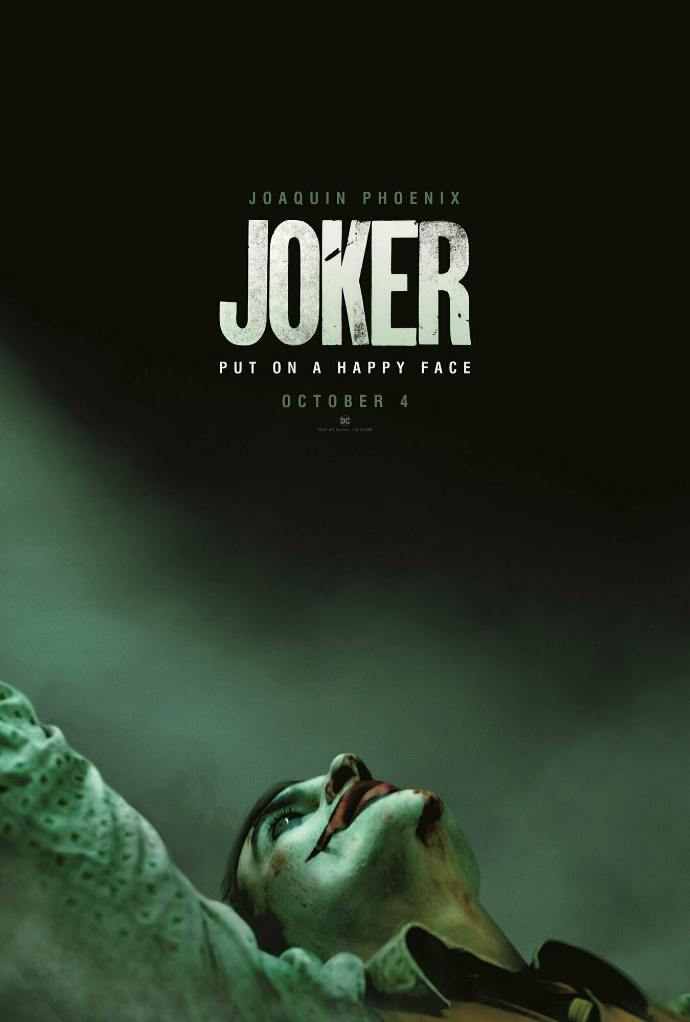 Плакат постер на холсте Джокер (Joker 2019г). Размер 21 х 30 см