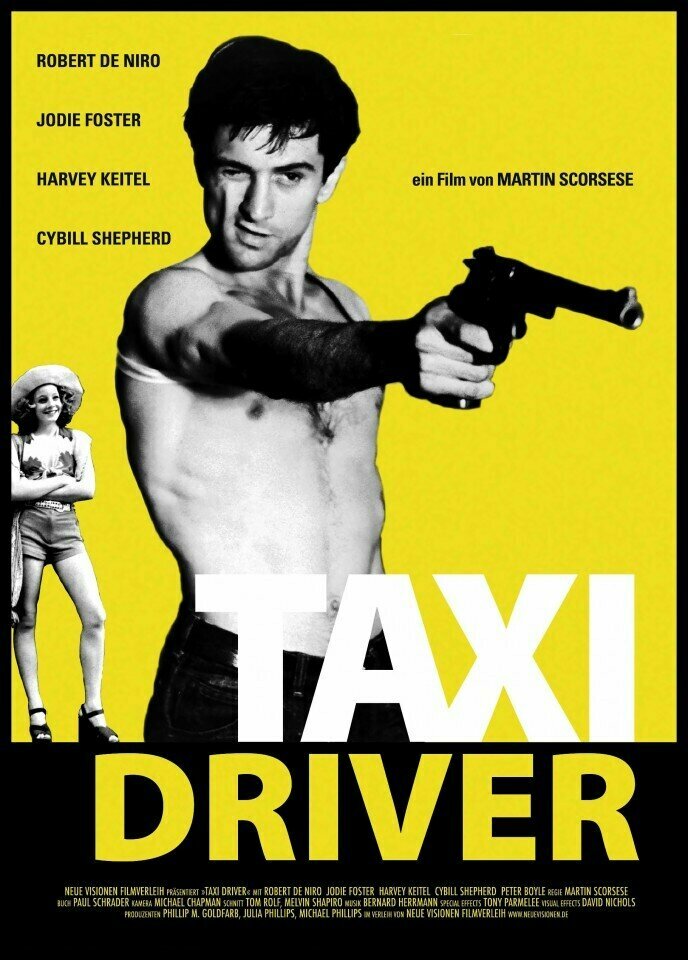 Плакат постер на бумаге Taxi Driver/Таксист. Размер 21 х 30 см