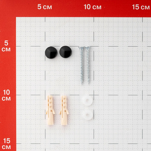 Вешалка для ванной Граф Держалкин 4 крючка на шуруп металл черный (GDV-4-ч)