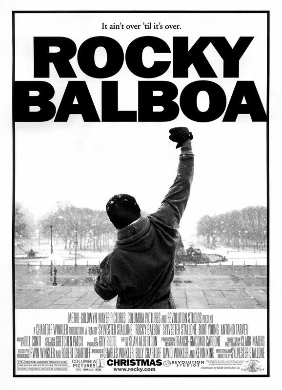 Плакат, постер на бумаге Рокки Бальбоа (Rocky Balboa), Сильвестр Сталлоне. Размер 42 х 60 см