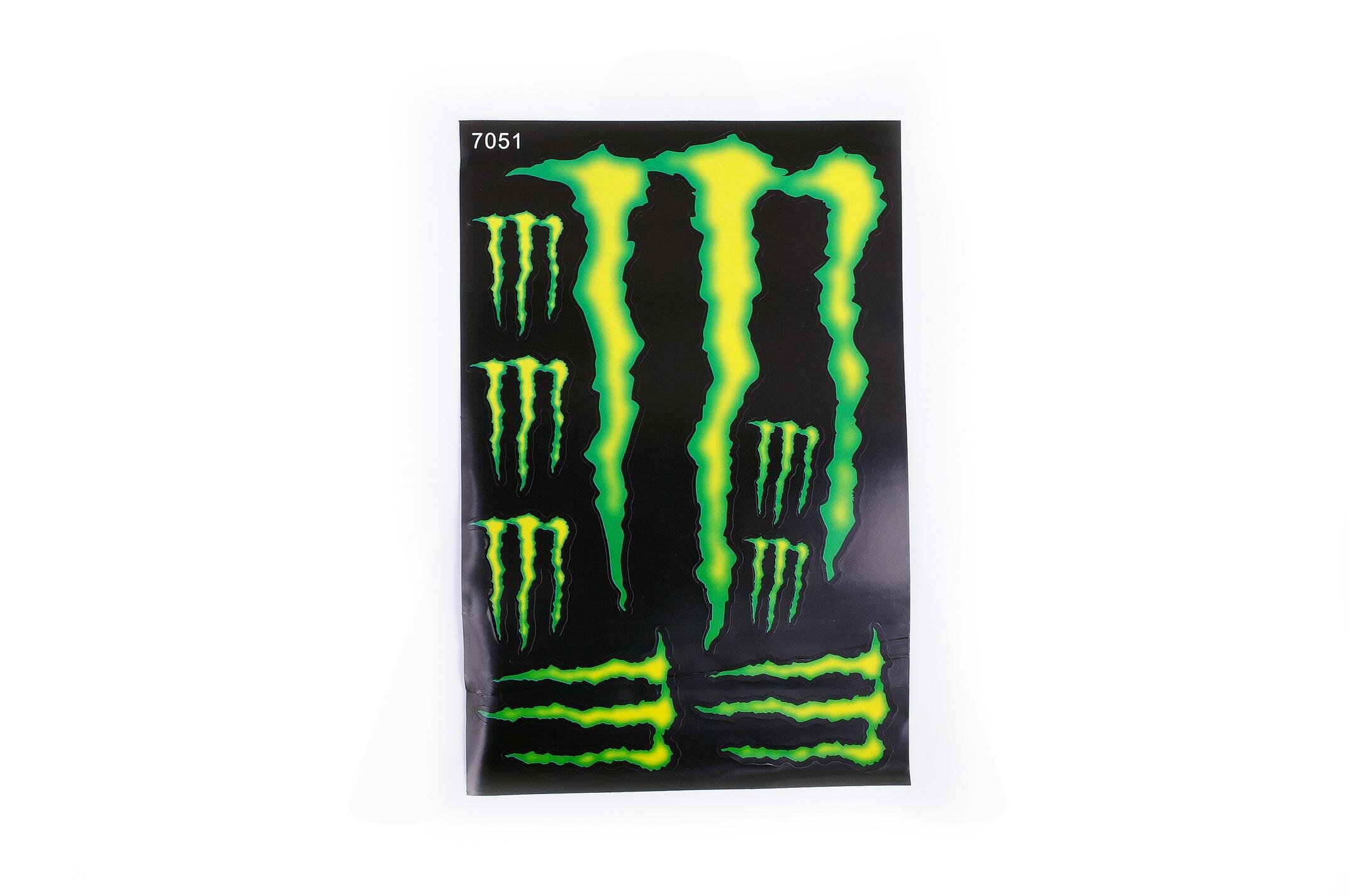 Наклейки (набор) спонсор MONSTER ENERGY (17х26см) (#7051)