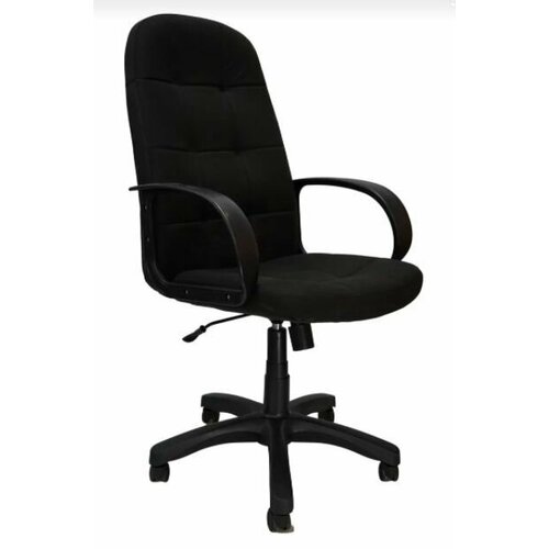 Кресло офисное ЯрКресло Кр45 ТГ Пласт К02-2 (ткань Крафт черная)