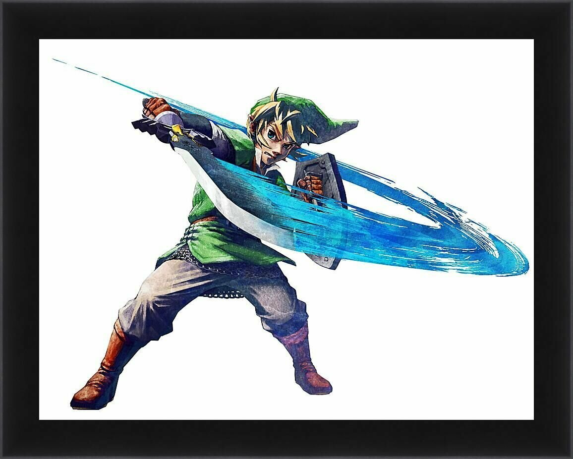Плакат постер на бумаге The Legend Of Zelda: Skyward Sword. Размер 21 х 30 см