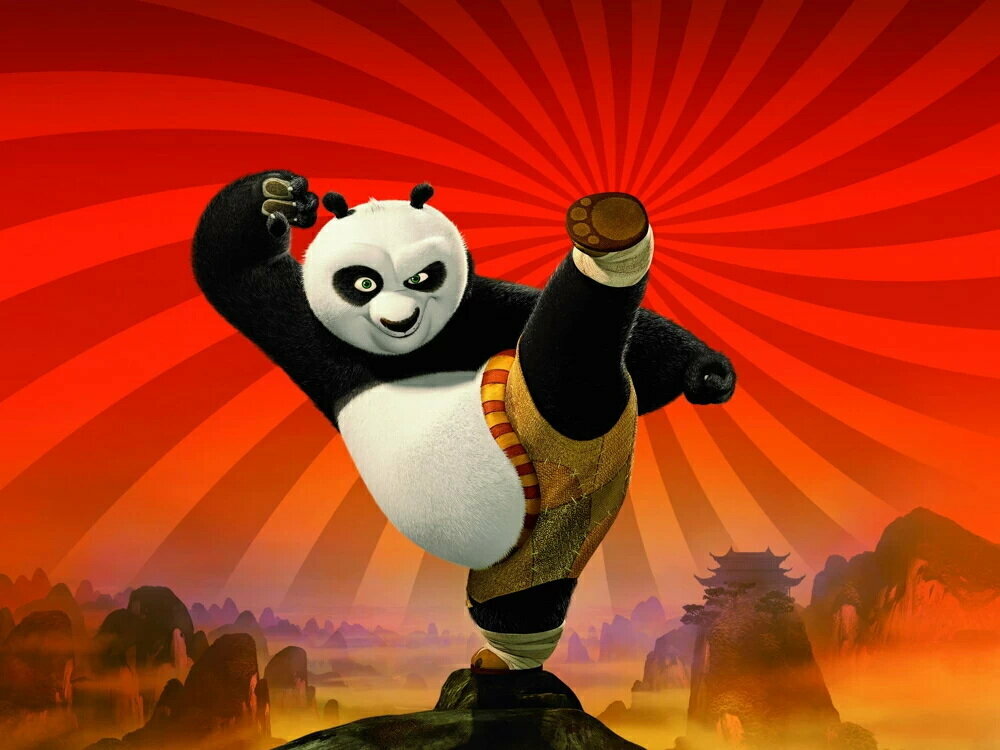 Плакат постер на бумаге Kung-Fu Panda/Кунг-фу Панда/комиксы/мультфильмы. Размер 21 х 30 см