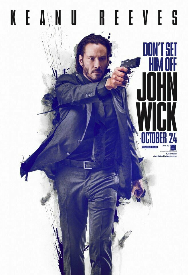 Плакат, постер на бумаге John Wick, Джон Уик. Размер 21 х 30 см