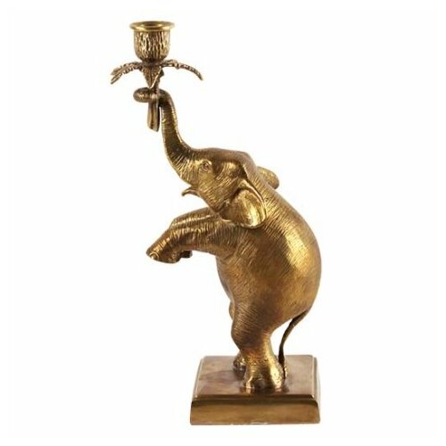 Подсвечник Слон на подставке G&C interiors TH/RS3244/ART H:28 W:13 D:9