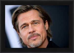 Плакат, постер на бумаге Брэд Питт. Brad Pitt. Размер 30 х 42 см