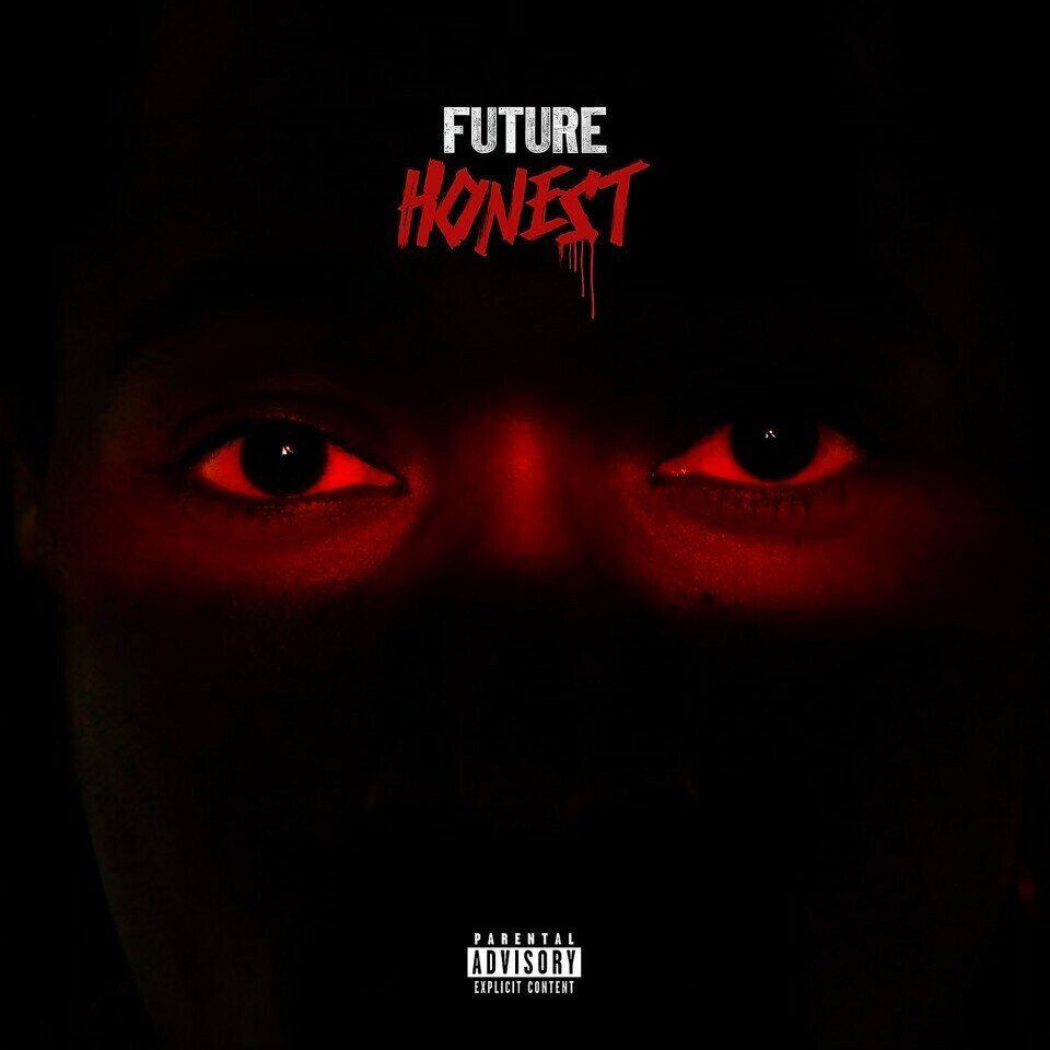 Плакат постер на бумаге Honest Future Честный Будущее. Размер 21 х 30 см