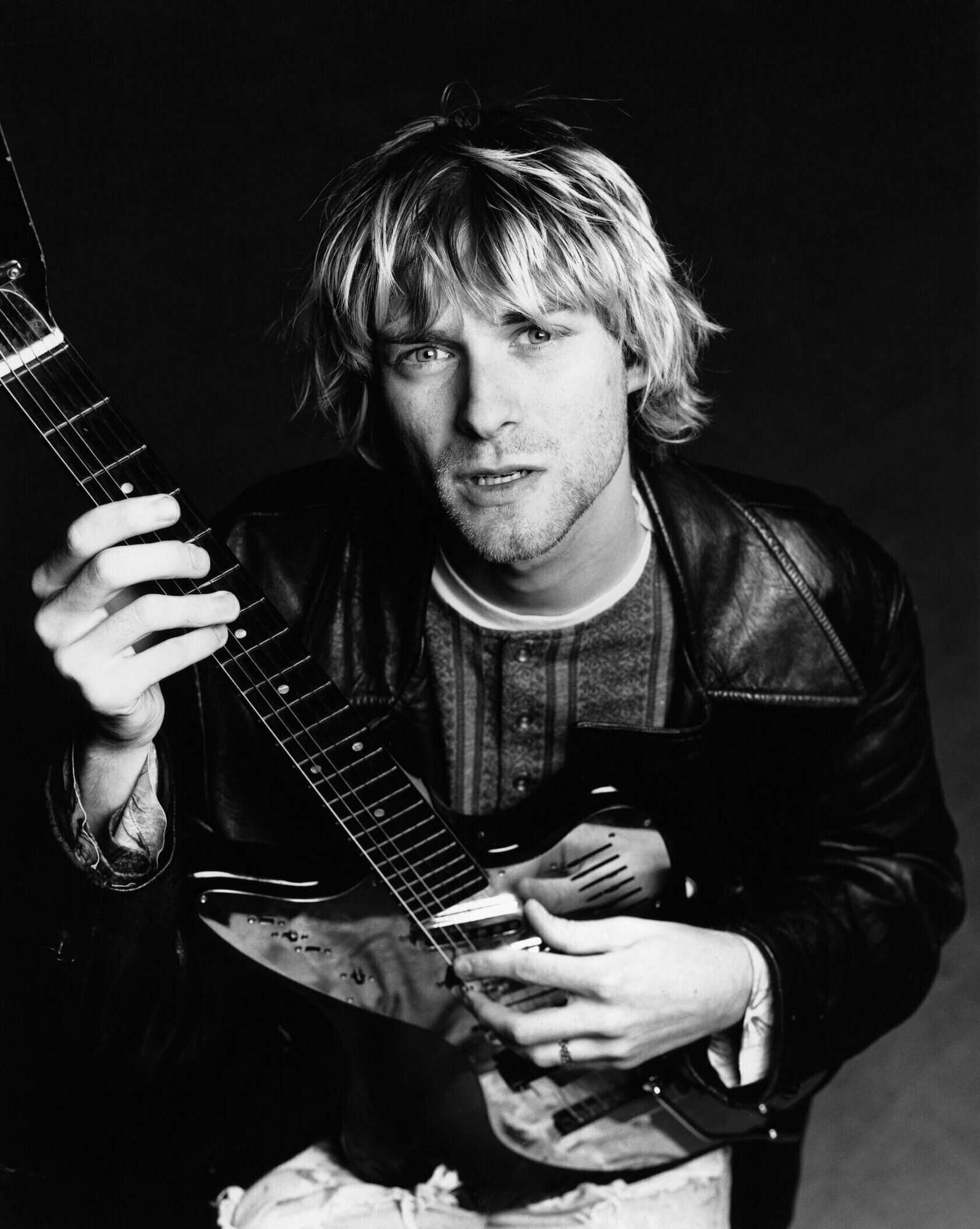Плакат постер на бумаге Kurt Cobain (Курт Кобейн Nirvana). Размер 21 х 30 см