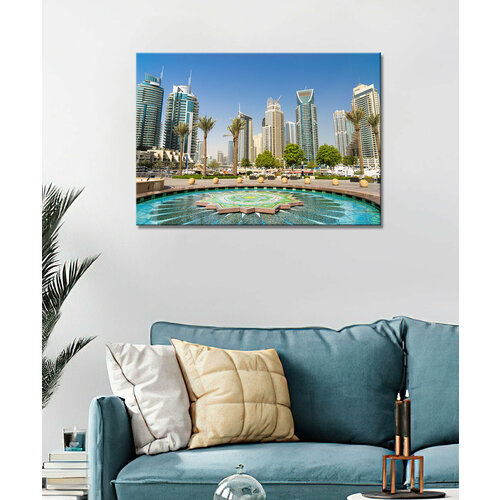 Картина/Картина на холсте для интерьера/Картина на стену/Картина для кухни/ - Дубай Марина (1) 20х30