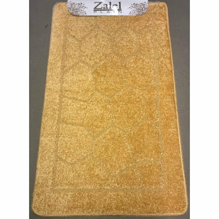 фото Коврик для ванной комнаты " ZALEL" 55*90 см YEIIOW , желтый