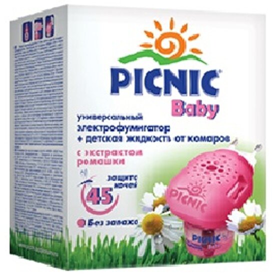 Комплект PICNIC Baby для детей от комаров (фумигатор и жидкость 45 ночей)