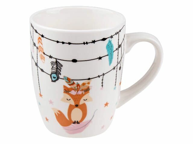 фото Кружка керамическая, 360 мл, DREAM FOX-3, PERFECTO LINEA (30-063113)