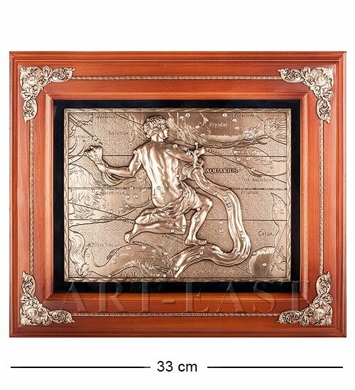 Панно Знак зодиака Водолей 33х29 ПК- 92 113-702134