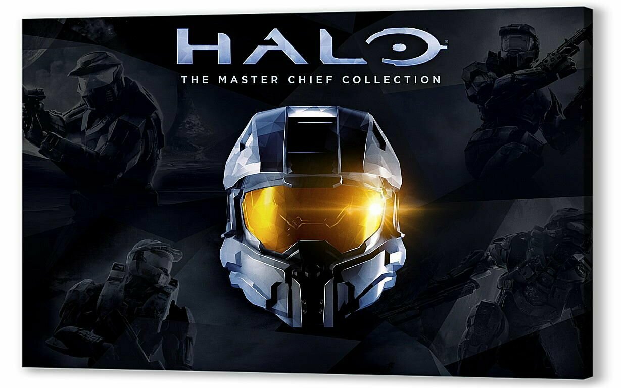 Плакат, постер на бумаге Halo: The Master Chief Collection. Размер 30 х 42 см