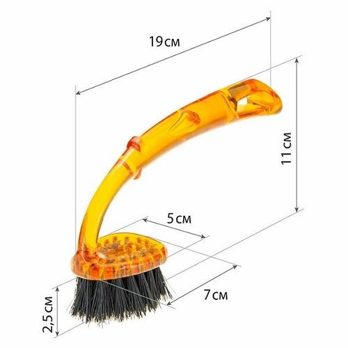 Щетка для мытья посуды глянец