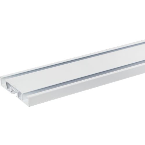 Карниз двухрядный Atlant 200 см алюминий цвет белый 5628₽