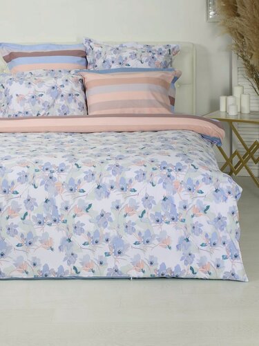 Изображение товара Постельное белье Mona Lisa "Ибица", сатин, размер 1,5-спальный, наволочки 50x70